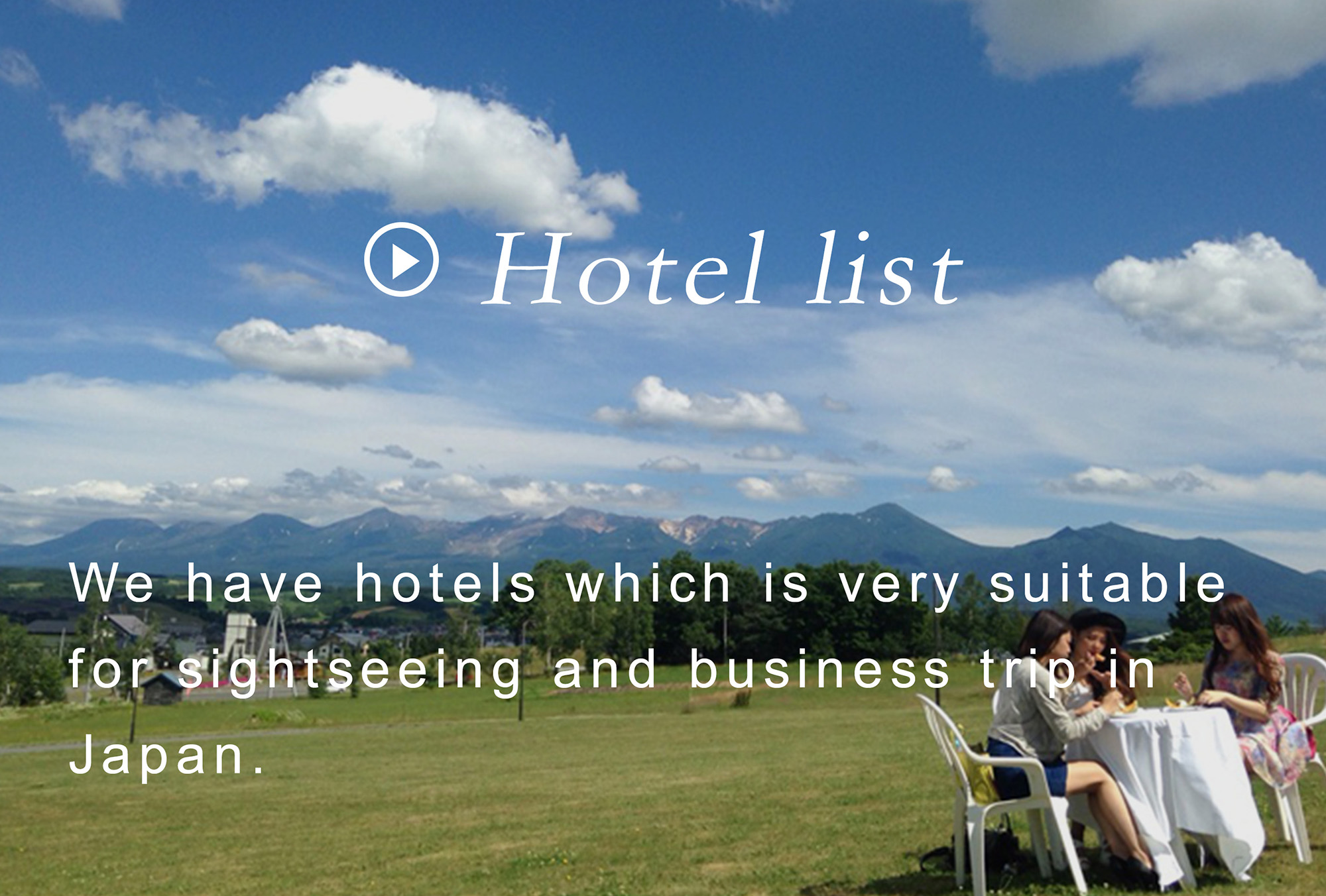 Hotel&Resort 観光・ビジネスに最適な、交通アクセスの便利なホテルを各地に展開。